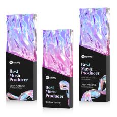 Ophelia VividPrint Award - Black - Crystal Pillar Awards