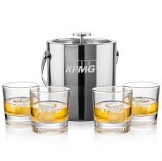 Catania Ice Bucket & Baldwin On-the-Rocks - Barware Gift Sets