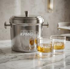 Milano Ice Bucket & Baldwin On-the-Rocks - Barware Gift Sets