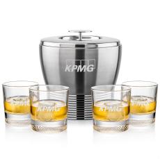 Genoa Ice Bucket & Baldwin On-the-Rocks - Barware Gift Sets