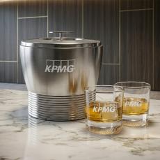Genoa Ice Bucket & Baldwin On-the-Rocks - Barware Gift Sets