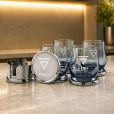 Baldoni Coasters & Soudan Smoke Stemless Wine Set - Wine Glasses