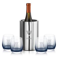 Jacobs Wine Cooler & Soudan Smoke Stemless Wine - Barware Gift Sets