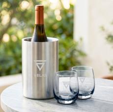 Jacobs Wine Cooler & Soudan Smoke Stemless Wine - Barware Gift Sets