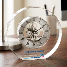 Wilkes VividPrint Clock - Silver - Retirement Awards