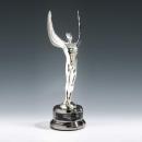 Winged Achievement Award on Black Nickel