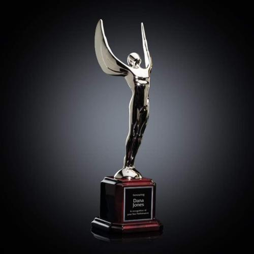 Recognition Awards - Shop by Recipient - Sales Awards - Winged Achievement Award on Rosewood