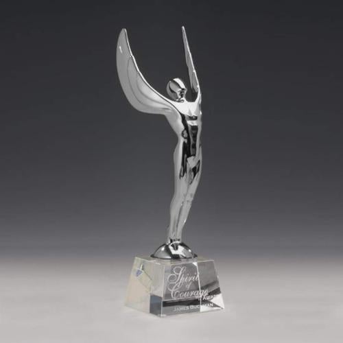 Winged Achievement Award on Optical Recognition Awards - Crystal Awards - Winged Achievement Award on Optical