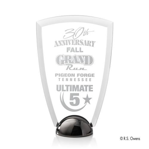 Recognition Awards - Acrylic Awards - Arch Hemisphere Award - Laser Engraved