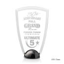 Arch Hemisphere Award - Laser Engraved