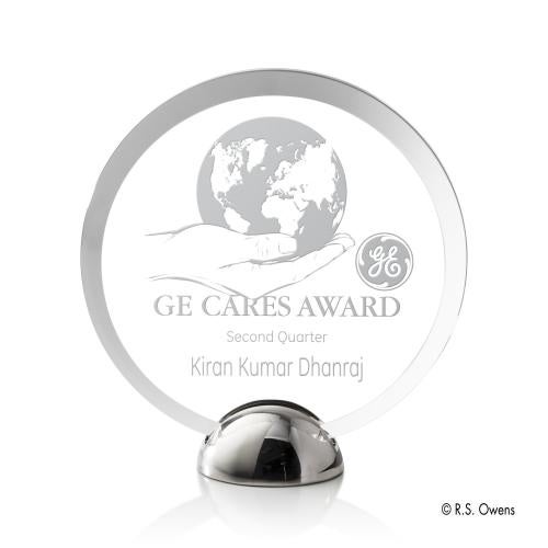 Recognition Awards - Acrylic Awards - Discus Hemisphere Award