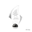 Flourish Hemisphere Award - Laser Engraved