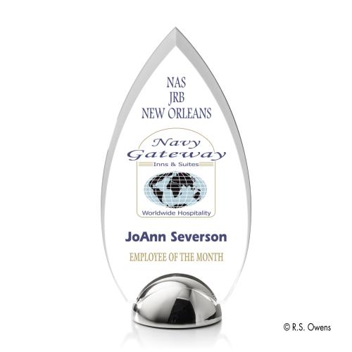 Recognition Awards - Acrylic Awards - Contour Hemisphere VividPrint&trade; Award