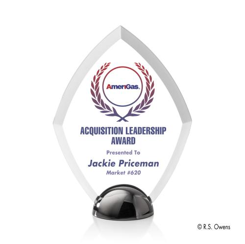 Recognition Awards - Acrylic Awards - Diamond Hemisphere VividPrint&trade; Award
