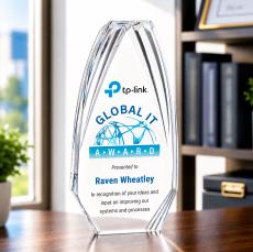 Lantana VividPrint Award - Clear - Full Color Awards