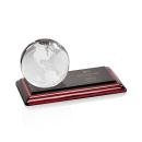 Globe Award on Rosewood Base
