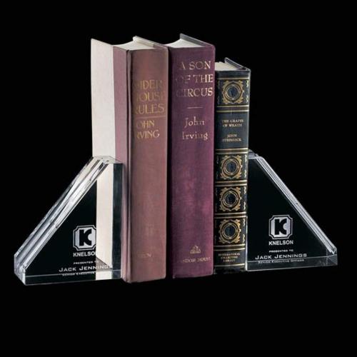 Recognition Awards - Crystal Awards - Crystal Book Awards - Normandale Bookends