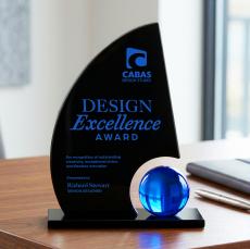 Ravenna Award - Black - Crystal Ball Awards