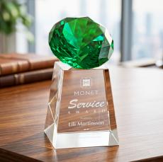 Celestina Gemstone Award - Emerald - Years of Service Awards