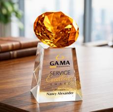 Celestina VividPrint Award - Amber - Gemstone Awards