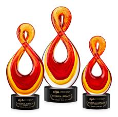 Clarion Award on Marvel Black - Art Glass Awards