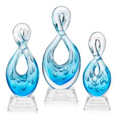 Utopia Award on Sheffield Clear - Art Glass Awards