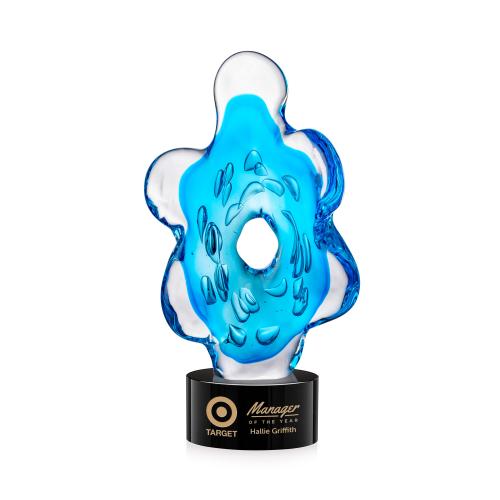 Recognition Awards - Glass Awards - Trillium Award on Marvel Black