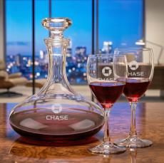 Elliston Decanter & Carberry Wine Set - Barware Gift Sets