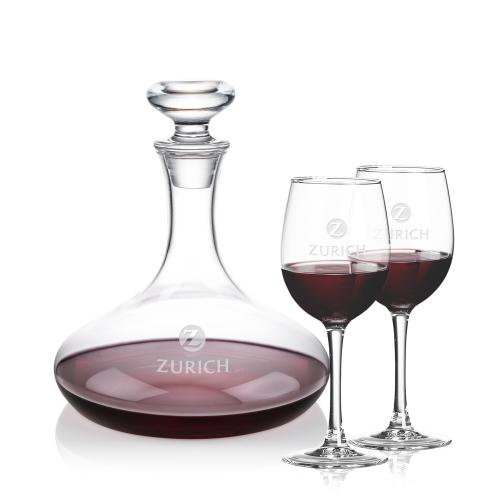 Corporate Gifts - Barware - Carafes - Elliston Decanter & Connoisseur Wine Set