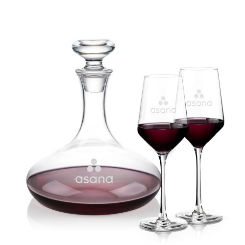 Corporate Gifts - Barware - Carafes - Elliston Decanter & Tucson Wine Set
