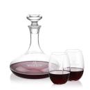 Elliston Decanter & Carlita Stemless Wine Set