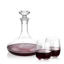 Elliston Decanter & Crestview Stemless Wine Set
