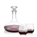 Elliston Decanter & Garland Stemless Wine Set