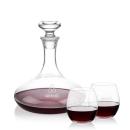 Elliston Decanter & Redmond Stemless Wine Set