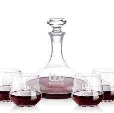 Elliston Decanter & Sturgis Stemless Wine Set - Barware Gift Sets