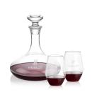 Elliston Decanter & Vale Stemless Wine Set