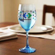 Soudan Wine Blue - VividPrint - Wine Glasses