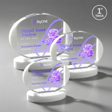Darwin VividPrint Award on Alberton Base - White - New Items