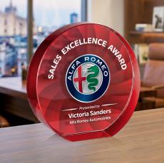 Apollo VividPrint Award - Red - New Items
