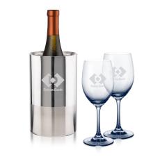 Catania Wine Cooler & Soudan Wine Smoke - Barware Gift Sets