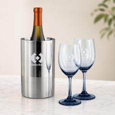 Catania Wine Cooler & Soudan Wine Smoke - Barware Gift Sets