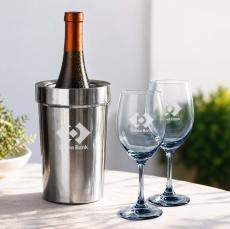 Milano Wine Cooler & Soudan Smoke Wine - Barware Gift Sets