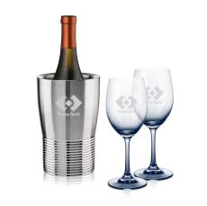 Genoa Wine Cooler & Soudan Smoke Wine - Barware Gift Sets