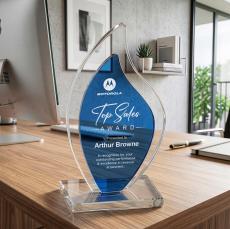 Flamingo Award - Blue - Blue Crystal Awards