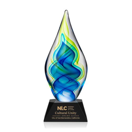 Recognition Awards - Glass Awards - Sunnidale Award on Sheffield Black