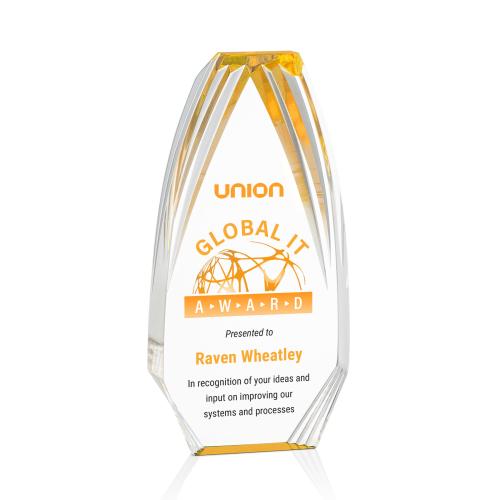 Recognition Awards - Acrylic Awards - Lantana VividPrint&trade; Award - Gold