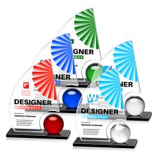 Ravenna VividPrint Award - Starfire - Crystal Ball Awards