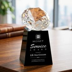 Celestina Award - Black/Diamond - Years of Service Awards