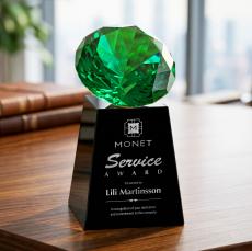 Celestina Award - Black/Emerald - Years of Service Awards