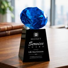 Celestina Award - Black/Sapphire - Years of Service Awards
